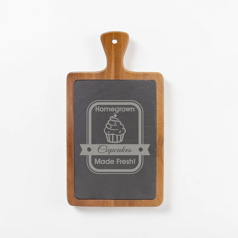 Acacia Wood/Slate Cutting Board